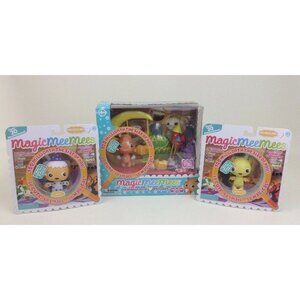 MagicMeeMees Holidayland Playset Figures Sparks Bitty Batty Magic Mee Mees Dolls